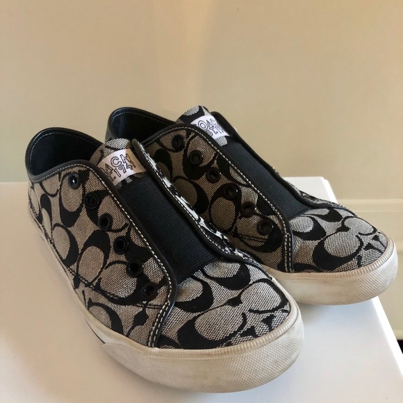 coach laceless sneakers